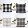 Lattice Cotton Linen Throw Pillow Case Cushion Cover With Premium Quality Material