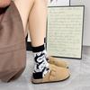 Chaussettes tendance pour femmes, dessin animé japonais anime, en coton, styles mi-mollet et au-dessus du genou