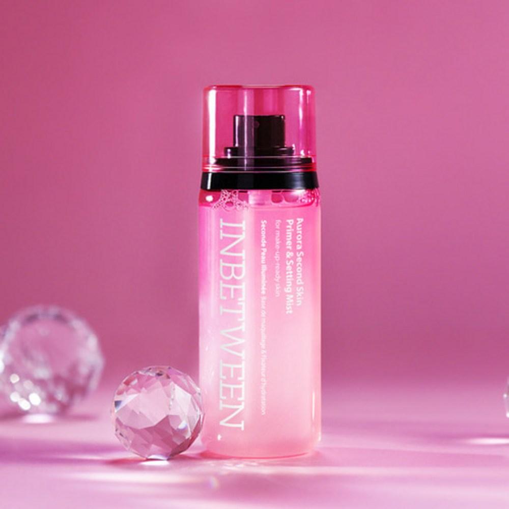 Inbetween Aurora Makeup Adhering Fixer Mist 82 ml, 2 pièces.