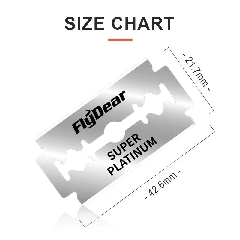 20/30 szt. Męskie ostrza do golenia Ostrza dwusieczne Ostrza ze stali nierdzewnej Ostrza do maszynki bezpiecznej Gładkie i precyzyjne czyszczenie.