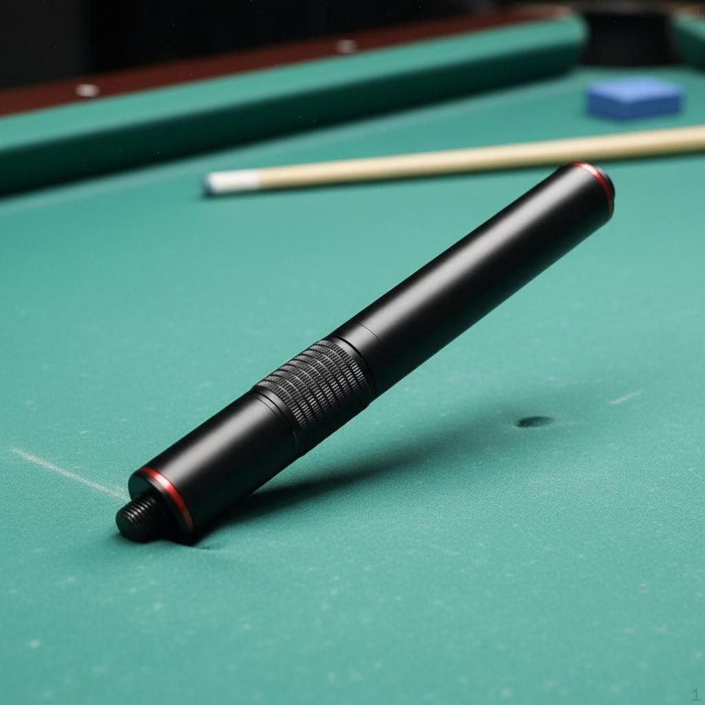 Telescopic Cue Aluminum Pool Extension Rotating Outer Thread Game Accessories for Room