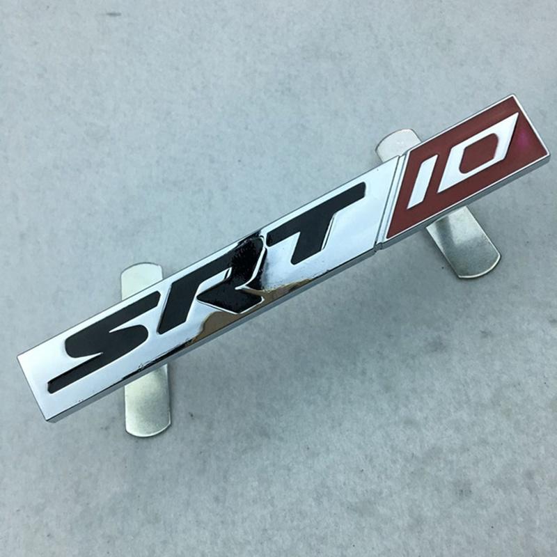 3d Car Metal Emblems Badges Decal For Srt 6 8 10 New