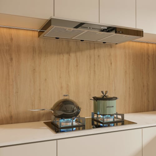 Boobest 120cm Wide X 5m Long Wood Grain Wallpaper Sticker, Brown, for Rentals, Dinoc Sheet, Bubble-Free Design, Matte, Peelable, Wood Grain Look, Desk