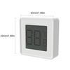 2 In 1 Mini Digital Hygrometer Degrees Celsius Thermometer Accurate Humidity Monitoring Suitable for Pet Reptiles Wine Cellar