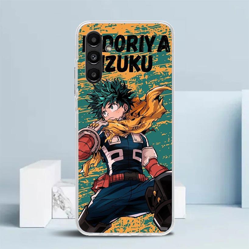 Midoriya Izuku Deku MHA My Hero Phone Case For Samsung Galaxy A17 A37 A57 A16 A15 A14 A13 A56 A55 A54 A53 A36 A35 A34 A33 A26 A2