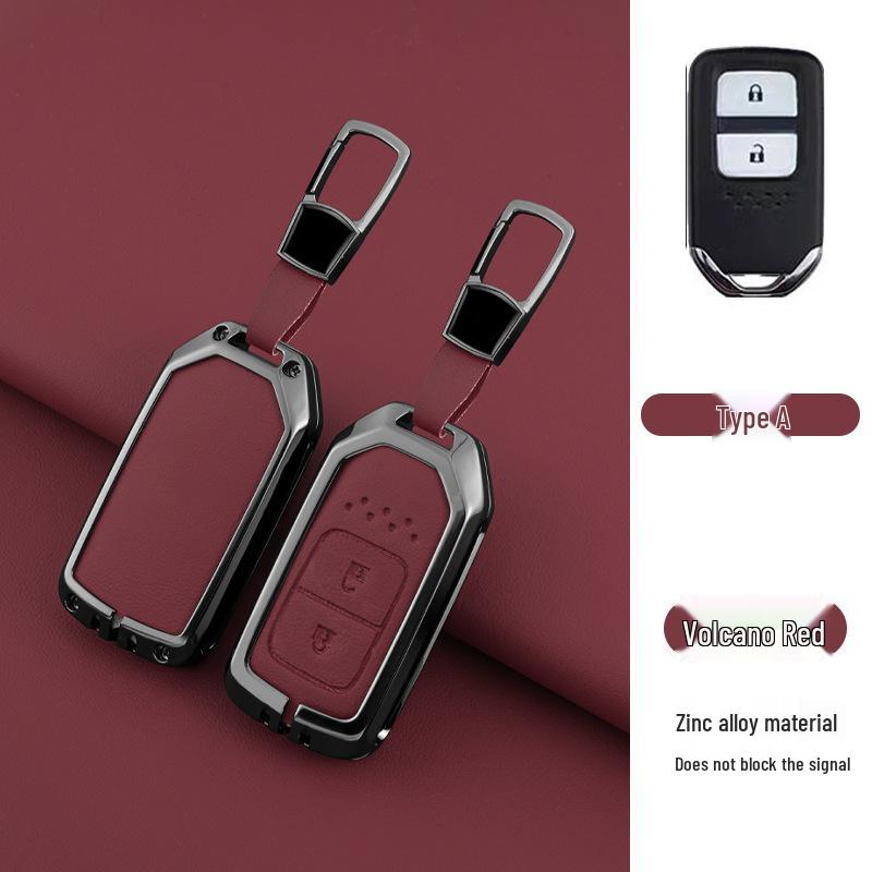 Stylish Metal Car Key Case for XRV, Fit, Vezel, URV, Fengfan, Xiangyu - Personalized Luxury Remote Shell Cover