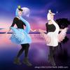 Adult Women's Sponge Swan Costume Halloween Cosplay Stage Show Costume