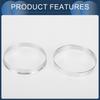 INFINAUTO Hub Centric Rings 72.56mm Inner to 73.1mm Outside Diameter Vehicle Wheel Hub Rings Aluminum Alloy 4pcs