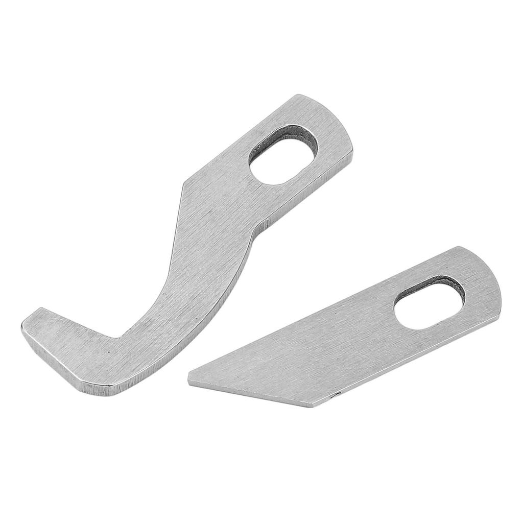 Sewing Machine Upper and Lower Blades Steel TF122 TF123 Overlocker Machine Blade Set
