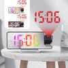 Alarm Clock With Projector Ceiling Projecting Alarm Clock 12/24 H Auto Dimming Display Decoration For Living Room Classroom