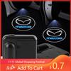 2025 Hot 1/2pcs Car Door LED HD Welcome Courtesy Shadow Projector Lamp Logo Light For Mazda 2 3 4 5 6 7 8 323 626 CX-3 5 8 9 MX-