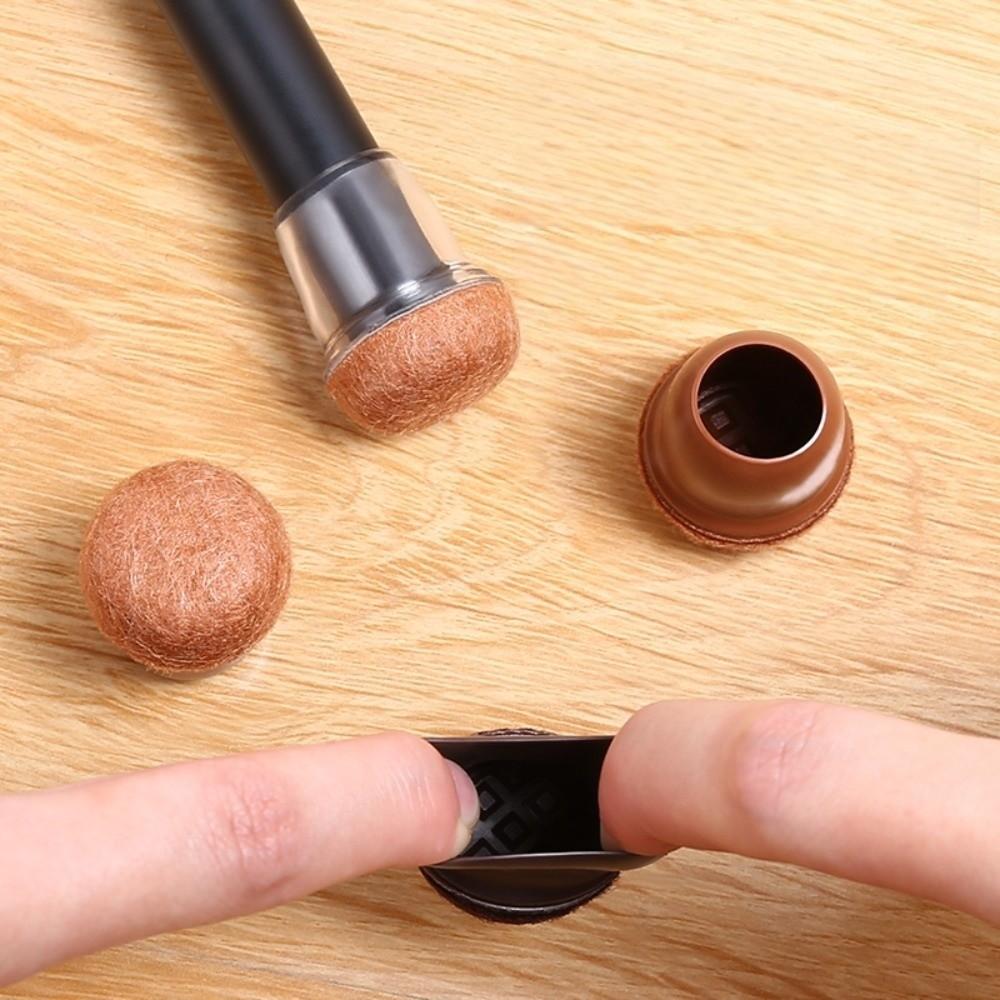 8pcs/set Non-slip Table Leg Floor Protectors Wear-resistant Chair Leg Protector Pad  Office Use