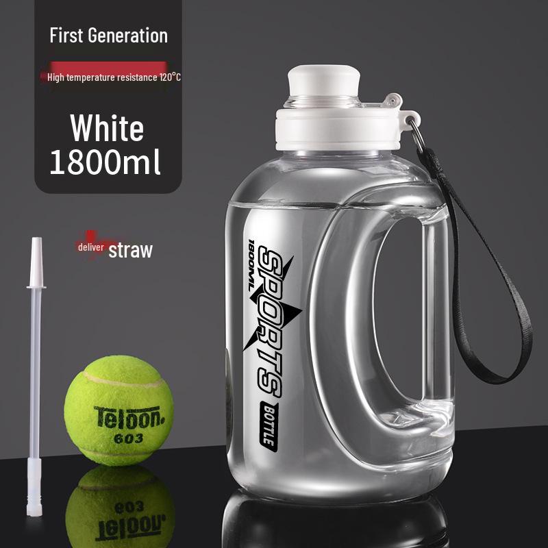 Ton Ton Large Capacity Sports Water Bottle with Straw