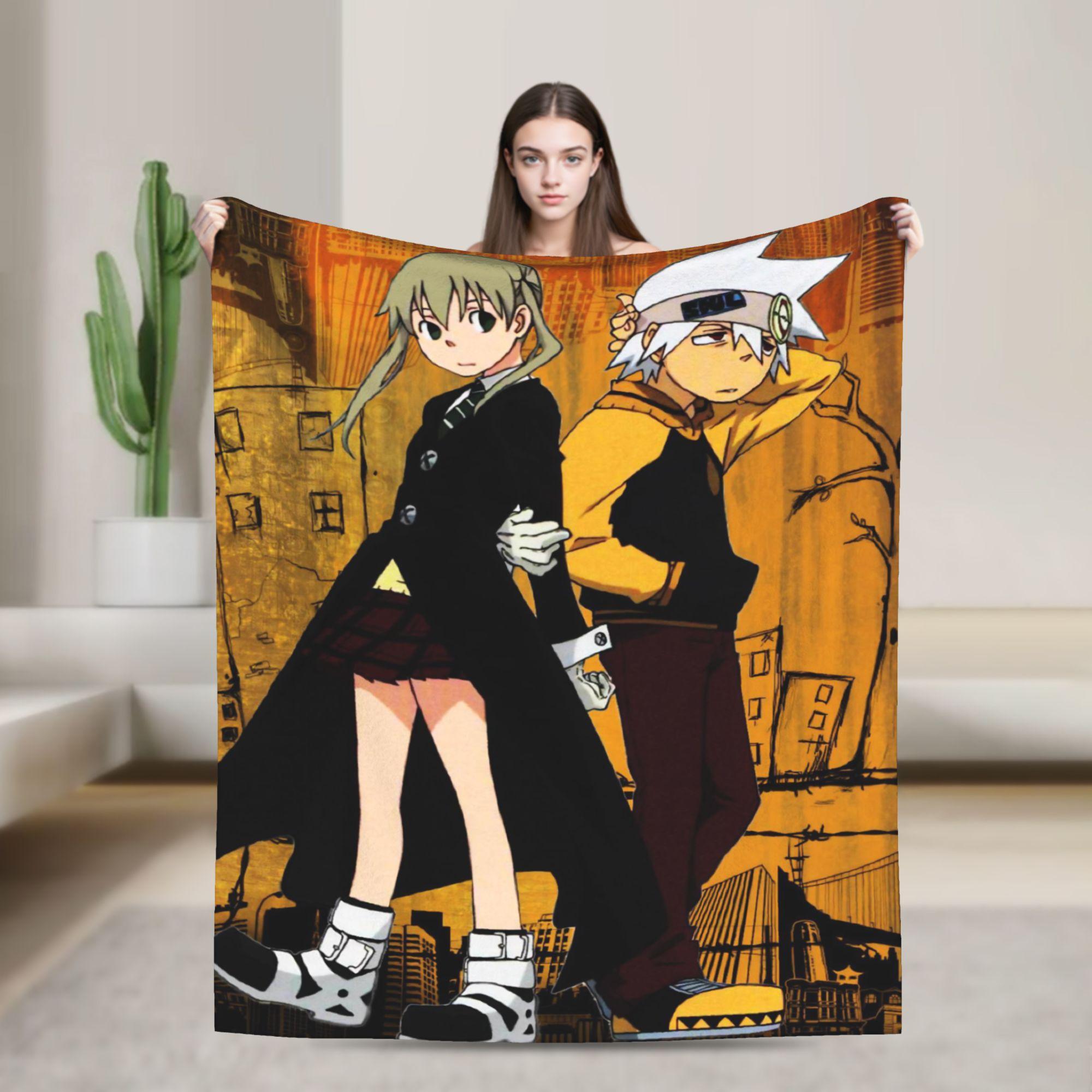 

Tsubaki Nakatsukasa Blankets Souleaters Plush Throw Blanket Summer Air Conditioning Personalised Soft Warm Bedsprea 100x150cm