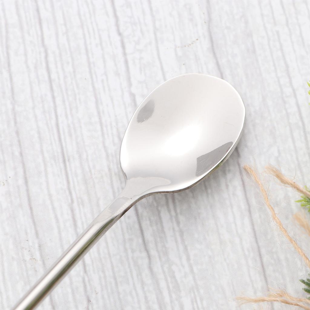 Stainless Steel Long Handle Stirring Spoon Premium Mirror Finish Rust Proof Heat Resistant for Cocktails Iced Coffee
