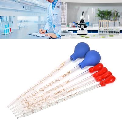 5 Pieces Glass Pipette Dropper Liquid Pipettes Glass Scale Graduated Dropper for Candy Oil Moulds DIY Craft Crafts