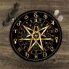 Dowsing Divinations Mat Pad Rune Pattern Astrology Pendulums Chart Mat Balancing Meditations Decoration Tarots Pad