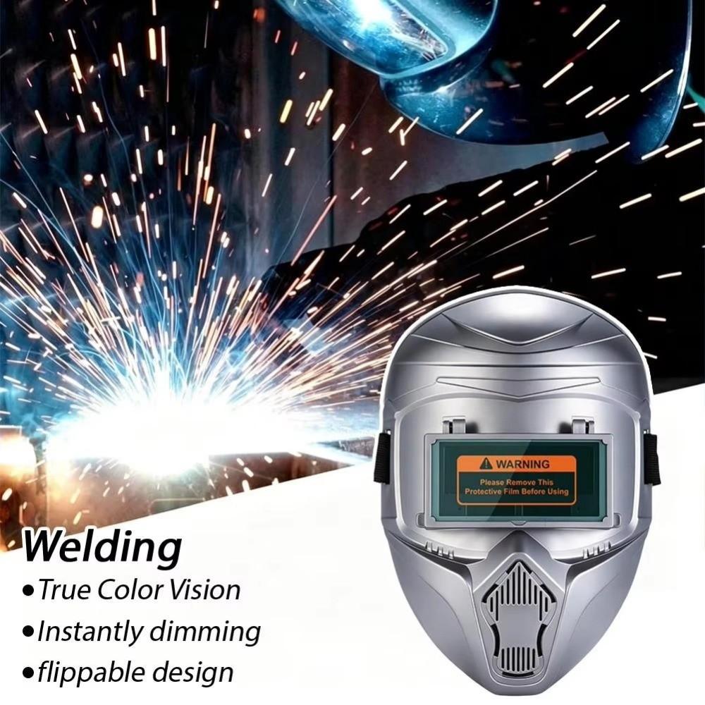 Maschera per saldatura auto-oscurante Scudo per saldatore ad alta definizione Casco da saldatura professionale Smerigliatura