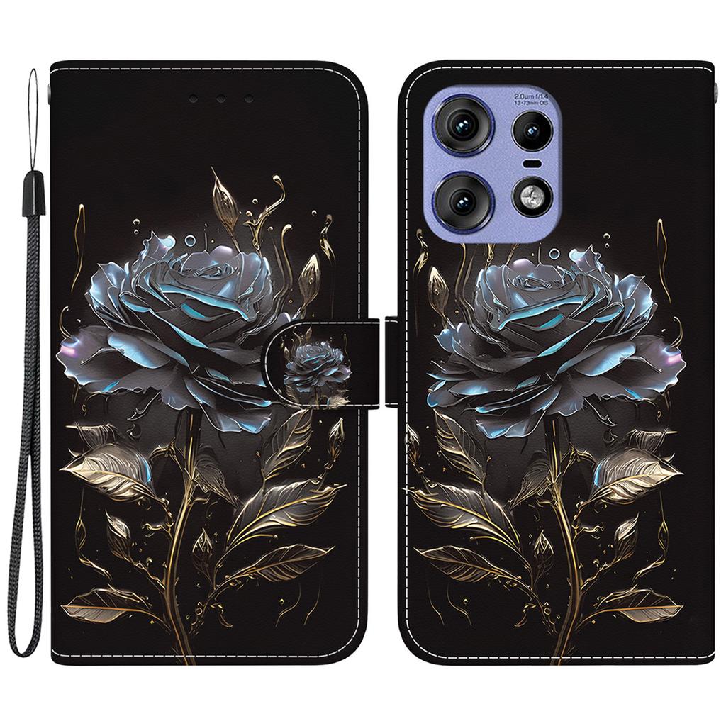 For Motorola Edge 50 5G/Edge 50 Pro 5G Case Wallet Stand Pattern Printing Leather Cover