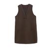 2024 French Chic Sleeveless Vest Dress: Plus Size Mother's Spring & Autumn Fashion