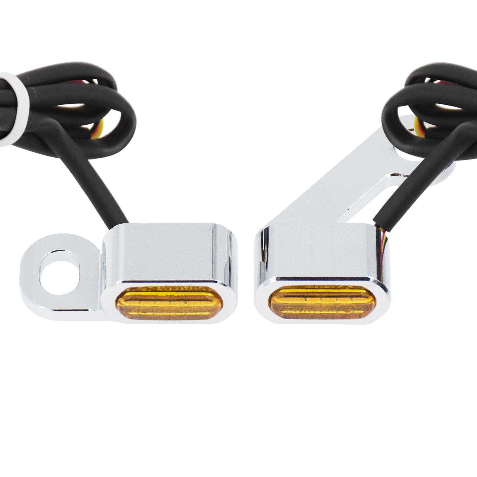 HCmotorku Motorcycle Turn Signal LED Mini Turn Signal Indicator Running