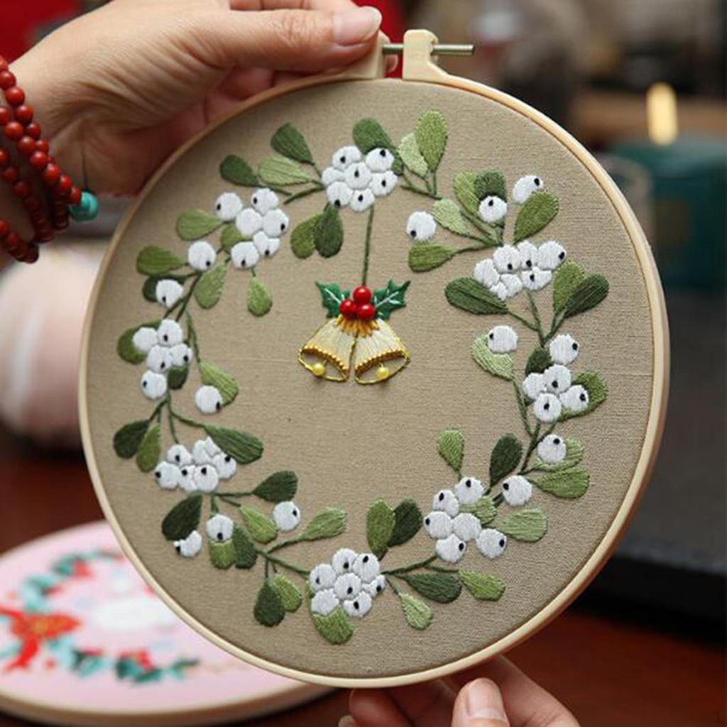 Рождественская вышивка для стартового набора для рукоделия для взрослых ...