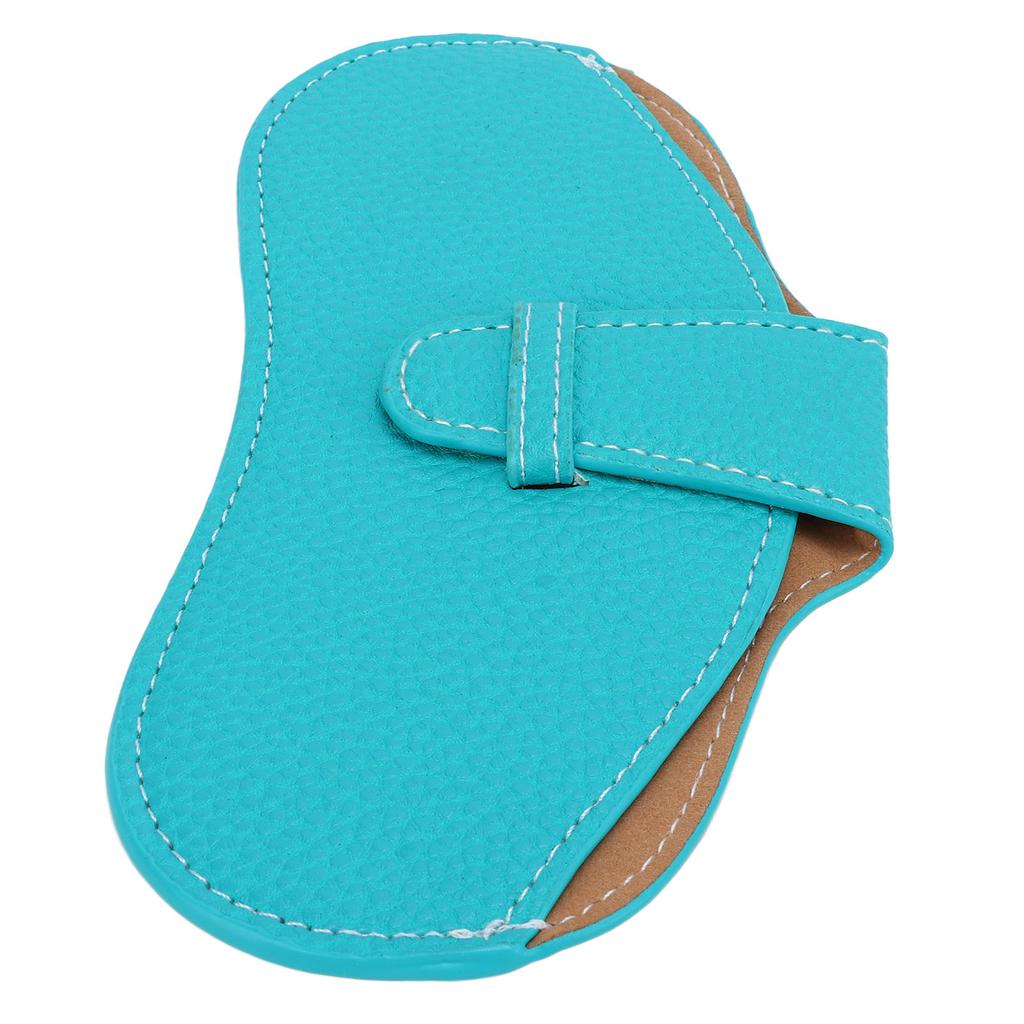 Leather Sunglasses Case Portable PU Leather Eyeglass Case Leather Wear Resistant Simple Eyeglass Case for Sunglasses