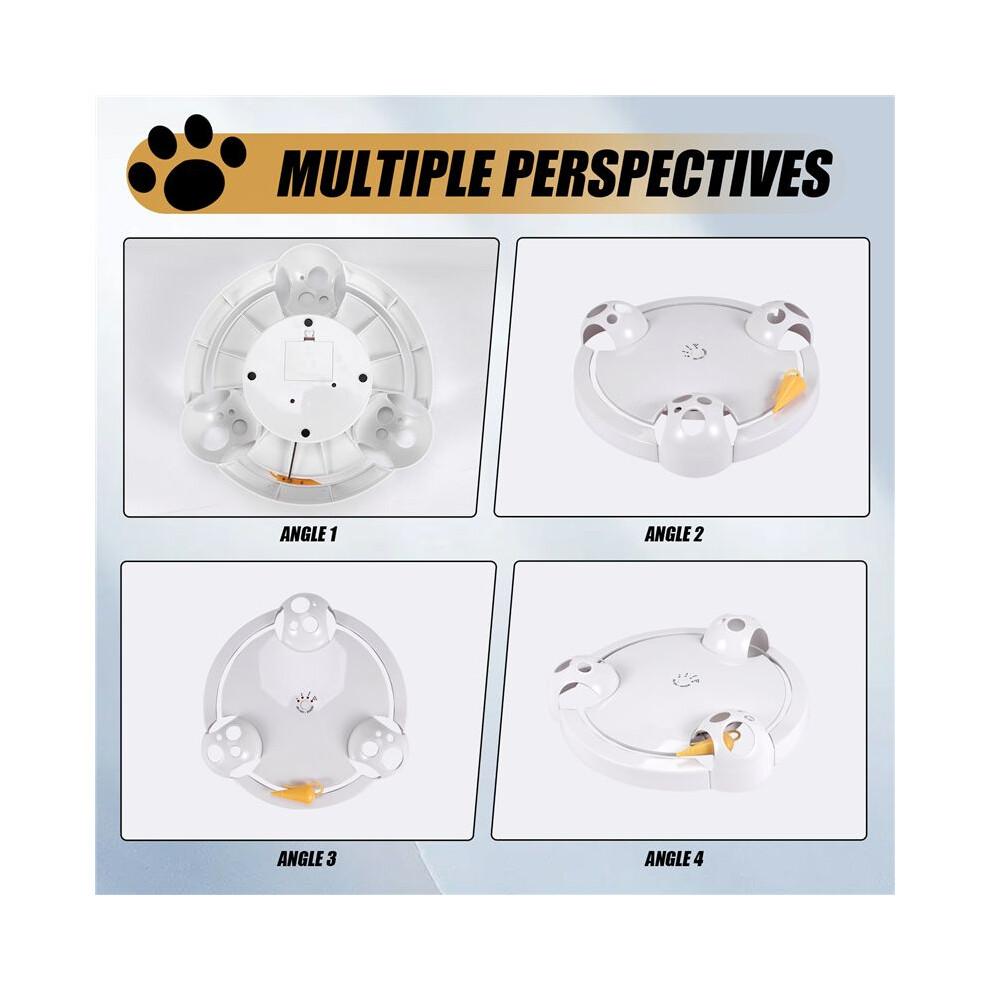 Pounce Cat Toy, Interactive Automatic Toy Adjustable Electronic Battery Operated Toy