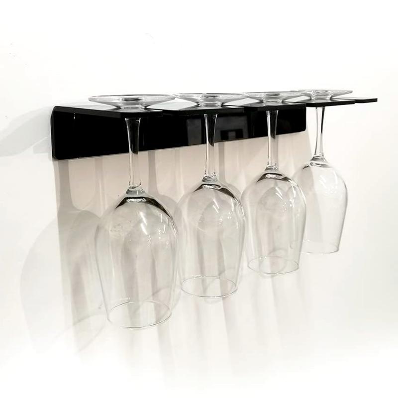 Champagnerwandhalter für Party Klarer Acryl Champagnerglas Halter Ständer Stielgläser Champagnerturm Hält Flötenständer