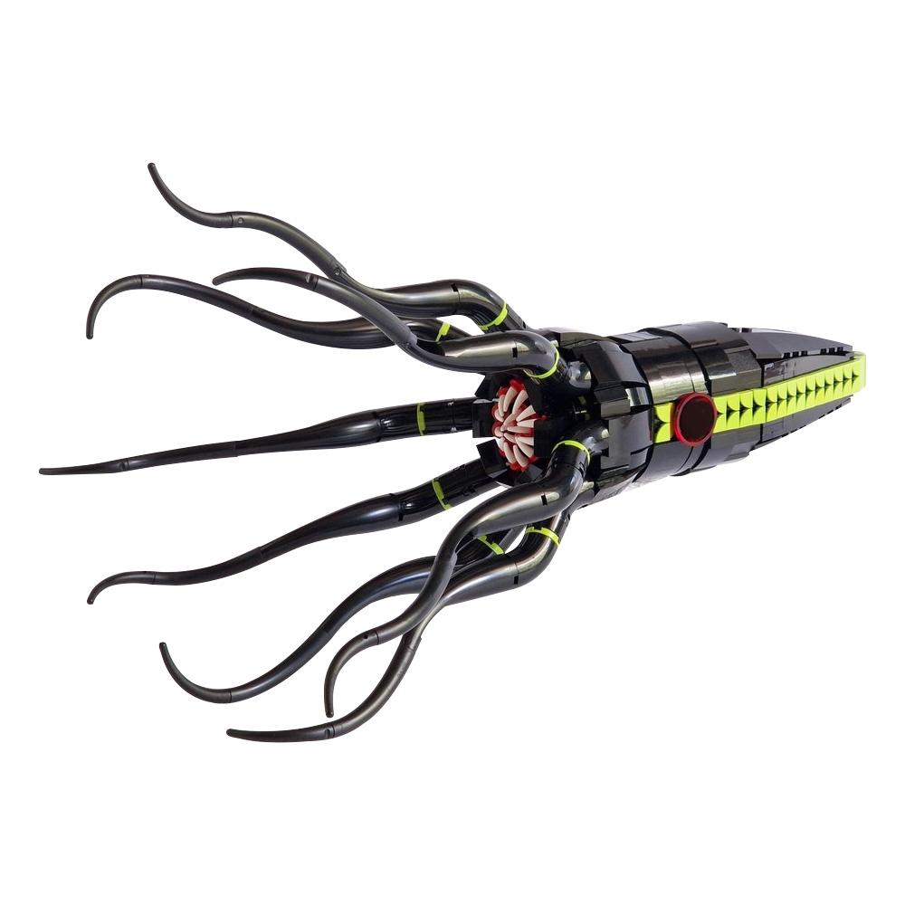Yiran Toy Unisex Gobricks Moc-220370 Giant Squid Constructing Block Playthings Present