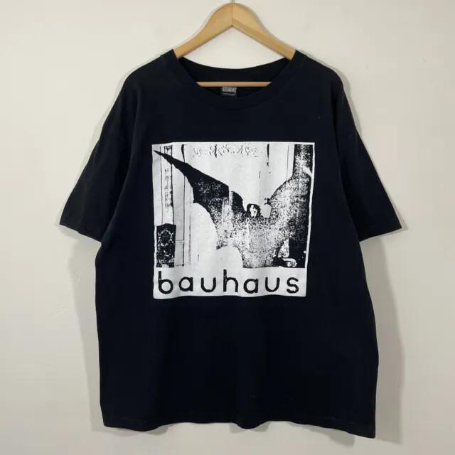 Vintage 90s Y2K Bauhaus Band Tee T-shirt Grunge Rock Merch Goth The Cure XL