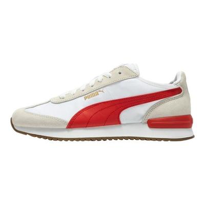R78 Wind Nylon Leather Casual Low-Top Sneakers Unisex Sneakers White Red 392901-05