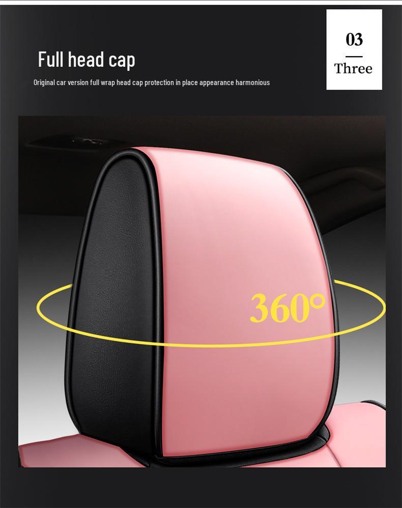 2022 Model 1.5L Sharp Luxury Lingpai Leather Car Seat Cushion - Universal Full Surround Cover for All Seasons