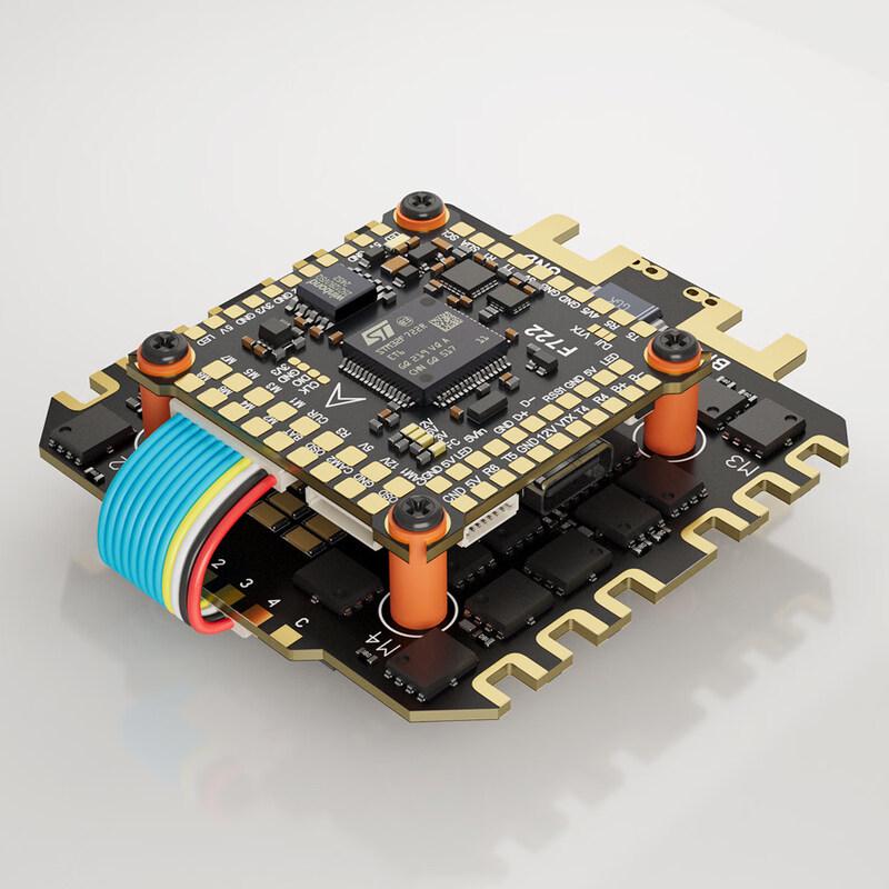 DAKEFPV F722 Flight Controller & 8S 80A 4-in-1 ESC Stack