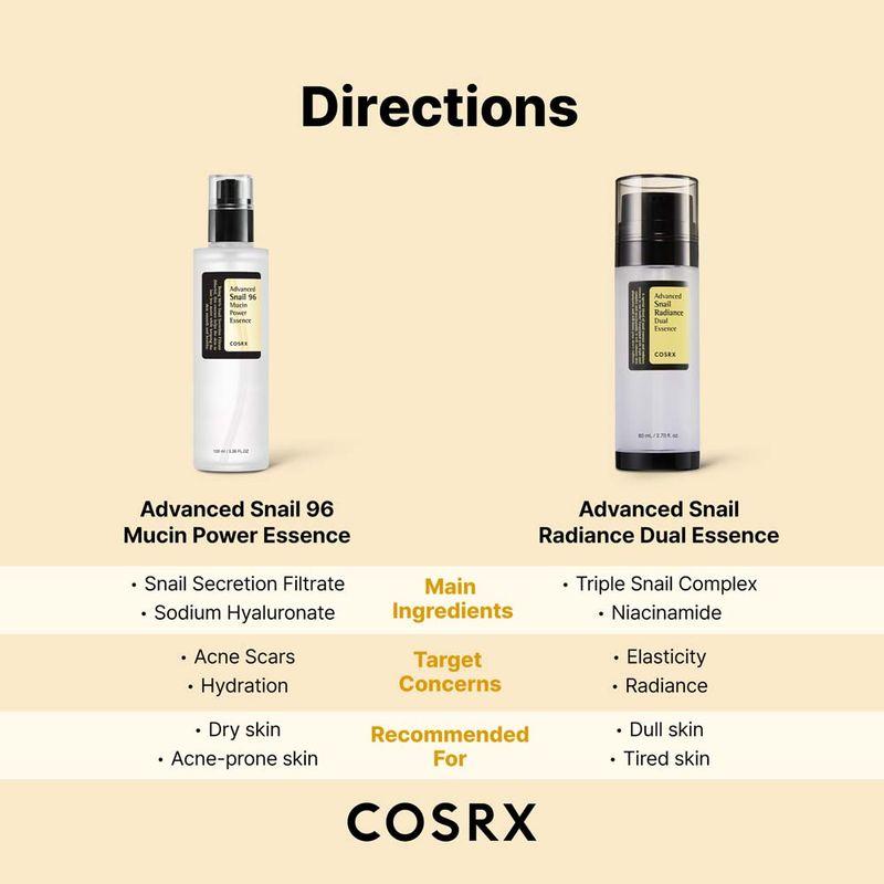 COSRX Advanced Snail Radiance Dual Essence 80ml