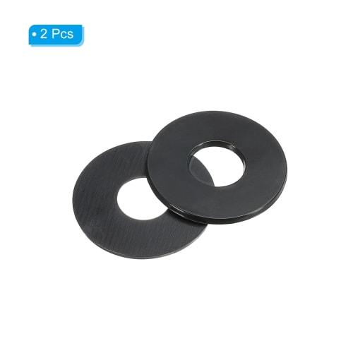 uxcell Guitar Toggle Switch Washer Plate with Rhythm Treble Ring for Black Electric Guitar, 2 Pieces