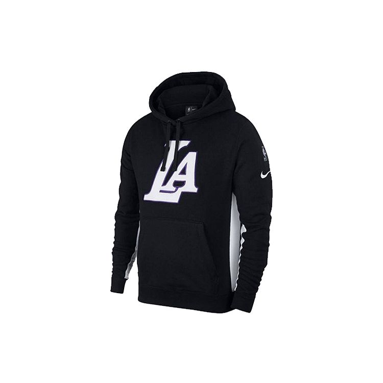 Nike NBA Los Angeles Lakers Courtside Fleece Pullover Hoodie AJ2858-011 S