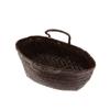 Dragon Diffusion Bamboo Triple Jump Small Tote Bag 8811 Dark Brown