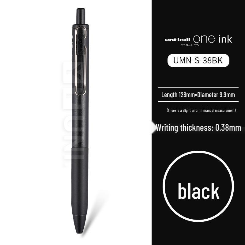 Mitsubishi UMN-S-38 Quick-Dry Multi-Color Gel Pen (Black, Blue, Red) with Customer Support 0.38mm