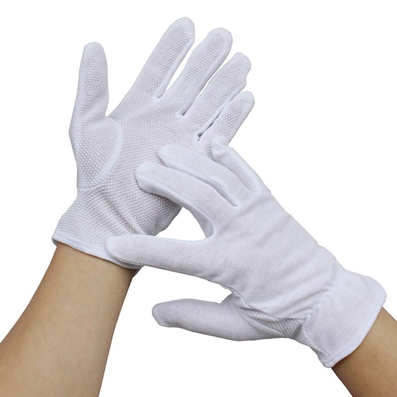 

2pcs Luxurious Display Gloves Soft Comfortable Mittens Scratch Resistant Gloves for Event Jewelry Handling 1