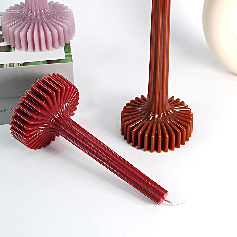 1PC 3D Vase-Shaped Mold Creative Plastic Resin Casting Tool Home Decor Flexible Crafting Tool DIY Scented Candles