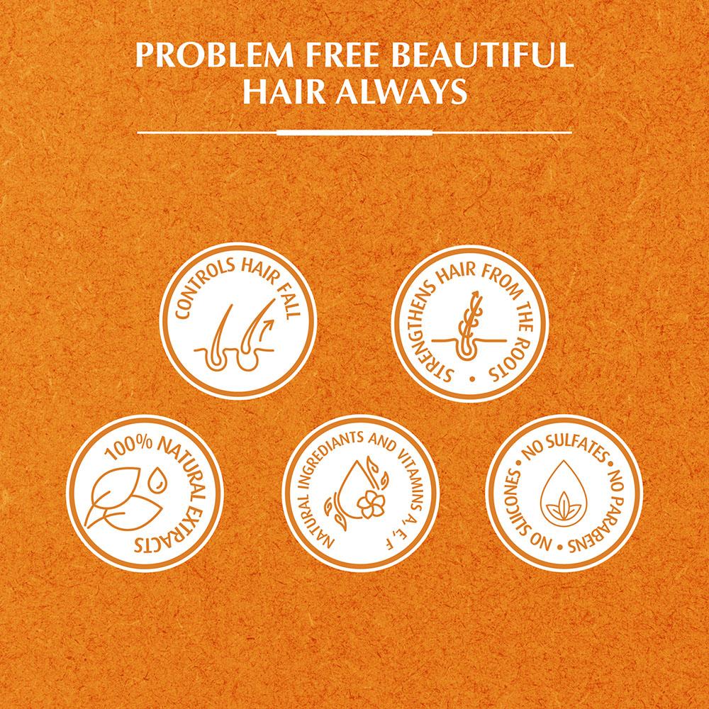 Hair Oil with Almond Extract Dabur Vatika Naturals 200ml.