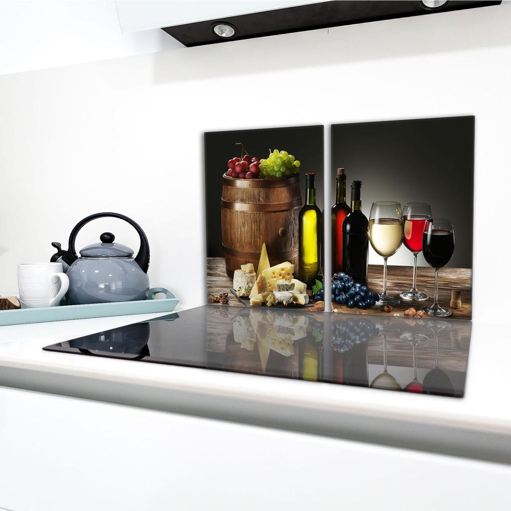 Glass Stove Protector Plate 2x40x52 Kitchen