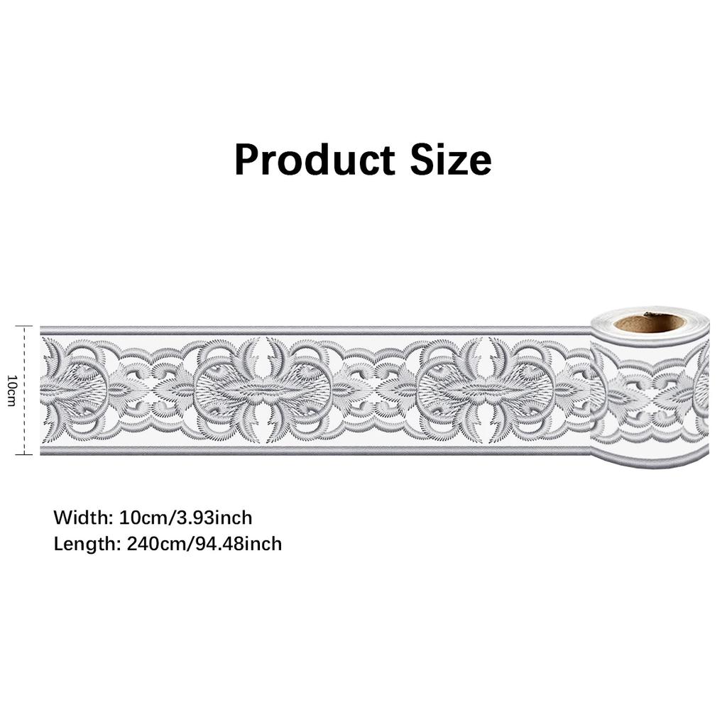 Eco-Friendly PVC Wall Panels, Peel & Stick Baseboard Trim, Decorative Skirting for Home Interior, Non-Toxic DIY Decor Art