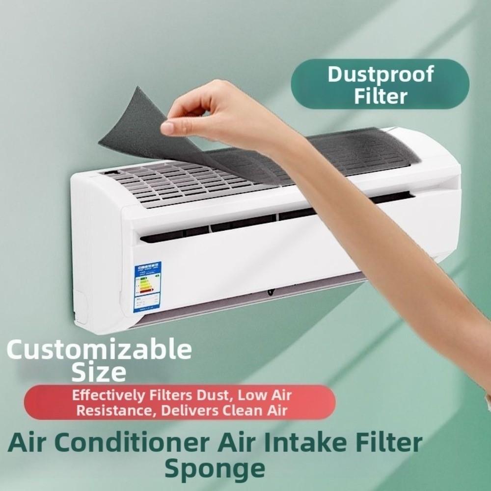 10pcs Breathable Vertical Air Conditioner Filter Universal Air Purification Filter Pad  Home