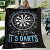 Sports dart target printing blanket warming Warm Pretty Flannel Soft Comfortable Home Travel Blanket