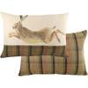 Evans Lichfield Hunter Jumping Hare Cushion Cover