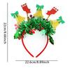 Theme Sparkling Christmas Reindeer Santa Claus Headband Year End Headwear Party