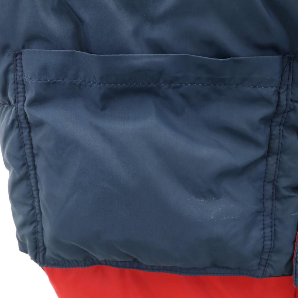 BEQUEME 80er Jahre Vintage Daunenweste M Dunkelblau wendbar Herren Gebraucht