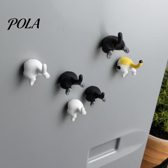 Durable Fridge Magnet 3D Cat Butt Refrigerator Magnet, Kitten Ass Whiteboard Cabinet Metal Surface Magnets Home Kitchen Office Decoration Gift